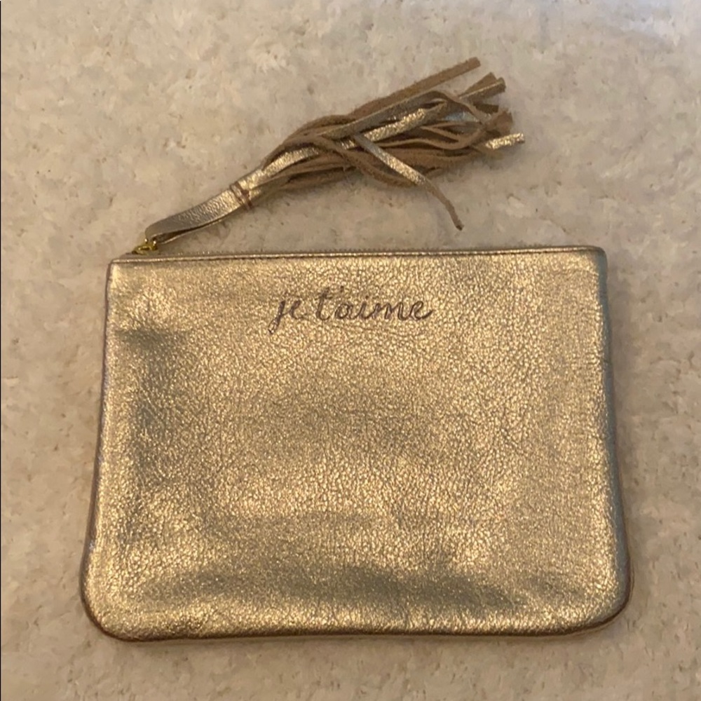 “Je T’aime” tassel clutch